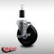 Service Caster 5'' SS Hard Rubber Swivel 1-3/8'' Expanding Stem Caster with Brake SCC-SSEX20S514-HRS-TLB-138 - alternate 4
